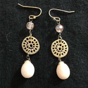 Beachy peachy earrings